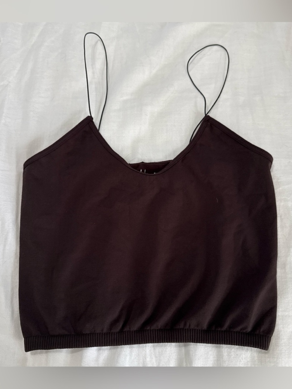 Free People Black Coffee Tank Top